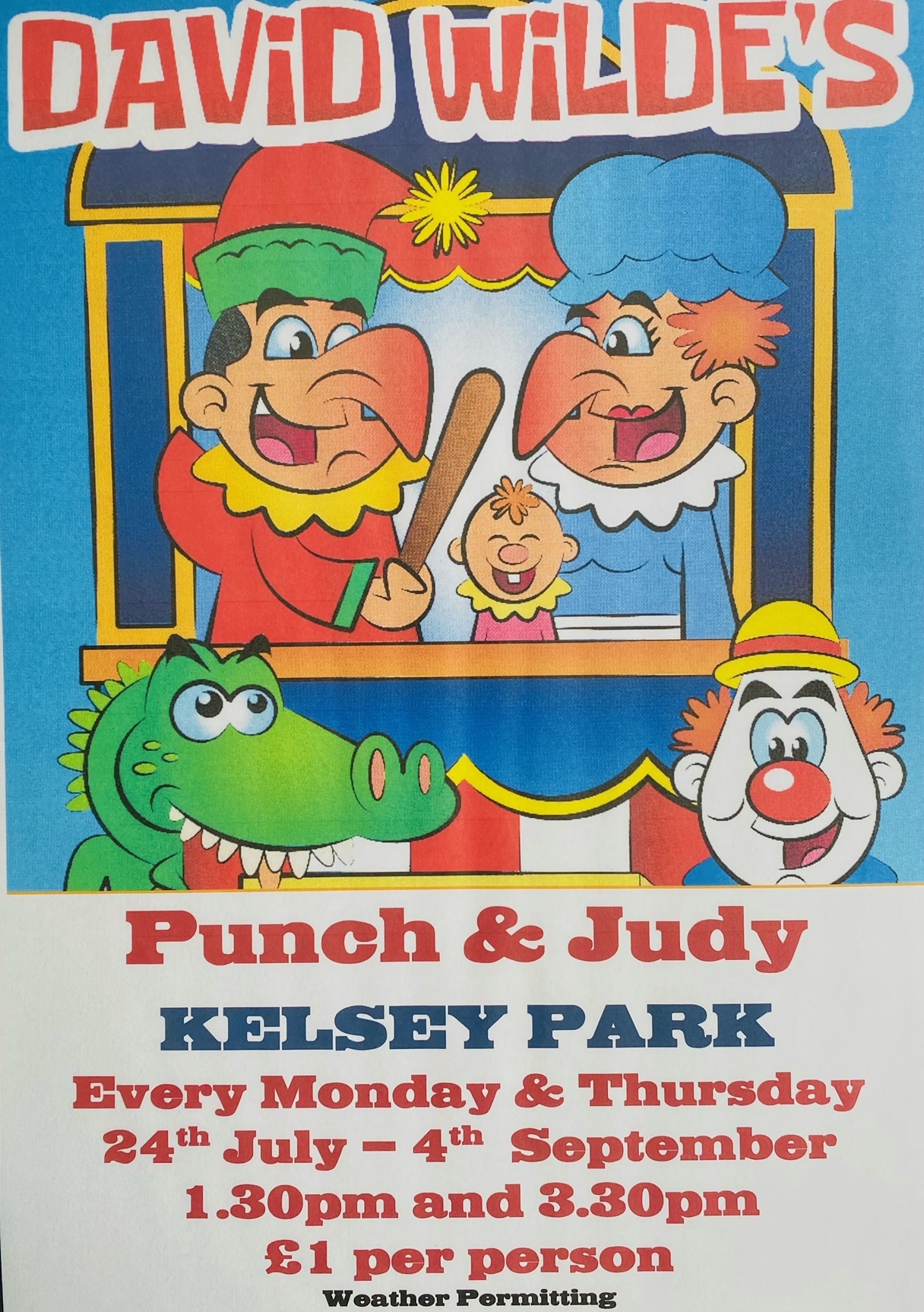 Punch and Judy Kelsey Park 2023